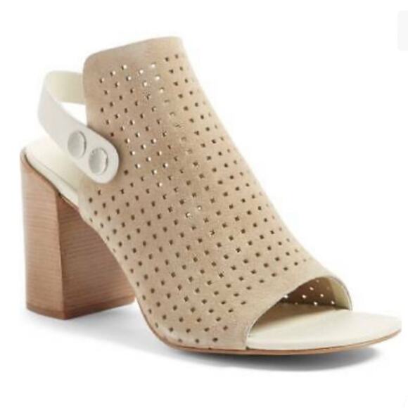 New in Box Rag & Bone Stucco Suede Leigh Open Toe Sandals Sz 7.5 - Picture 1 of 12